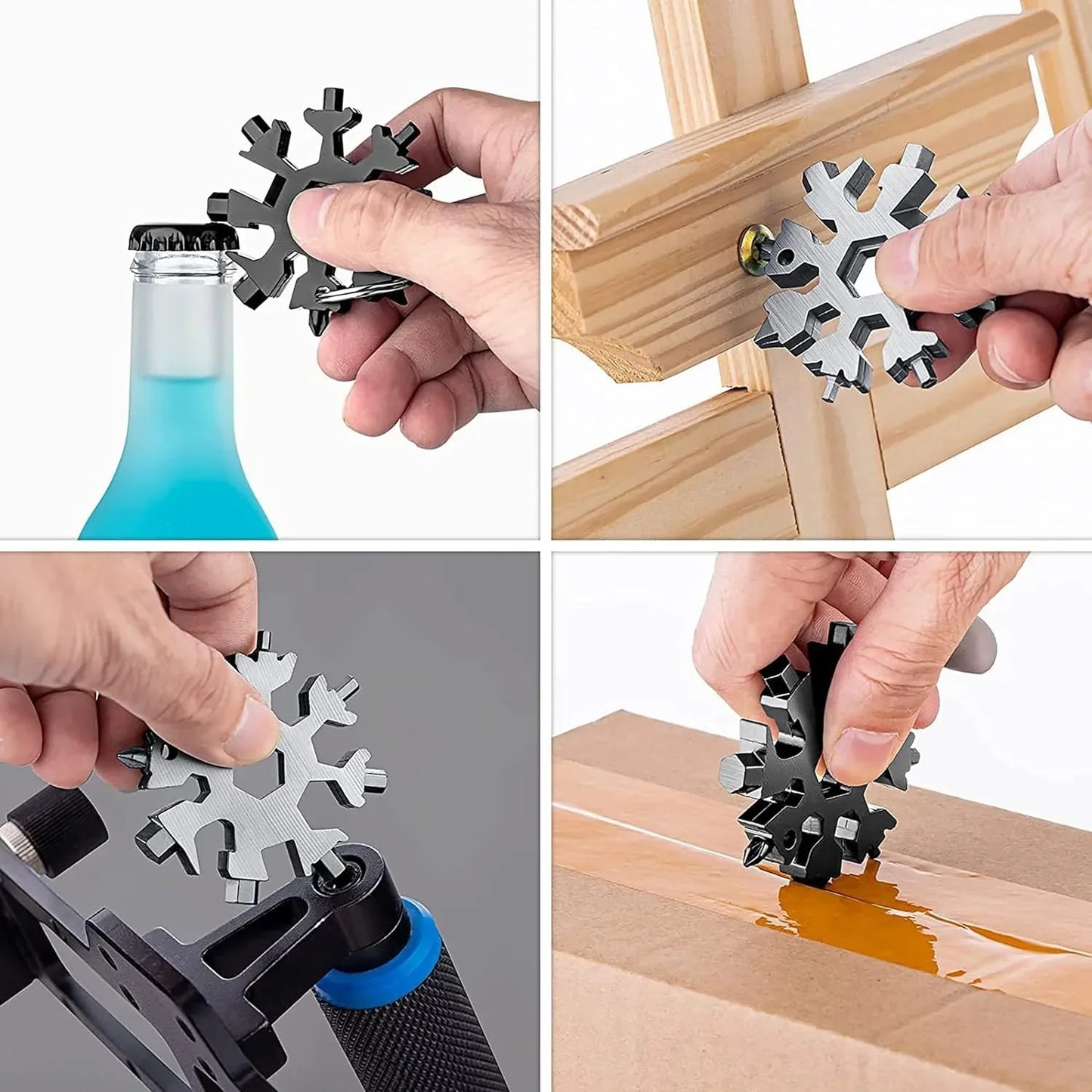 🔥1 ACHETÉ, 1 OFFERT🔥 | Outil flocon de neige multifonction 18 en 1