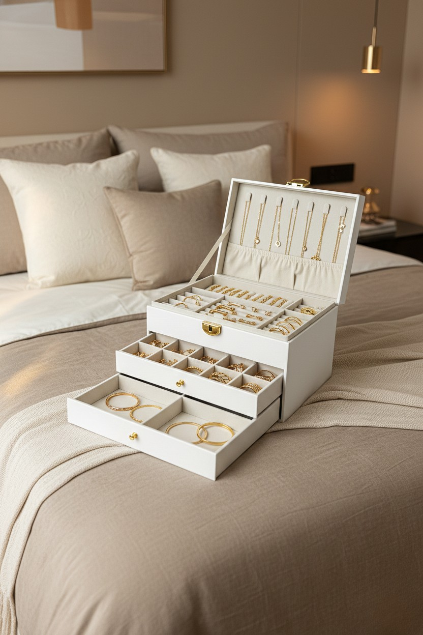 Boîte à Bijoux 3 Étages – Format XXL