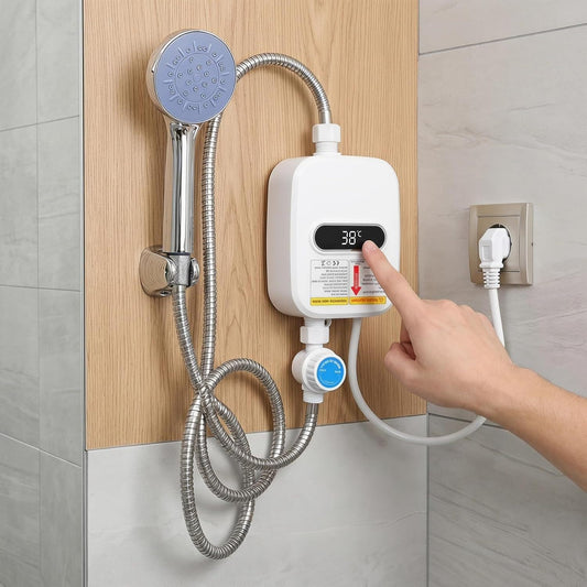 Chauffe-Eau Électrique Instantané 3500W avec Douchette