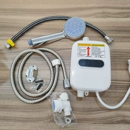 Chauffe-Eau Électrique Instantané 3500W avec Douchette
