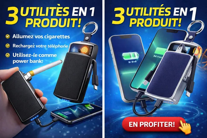 Chargeur Portable Compact avec Allume